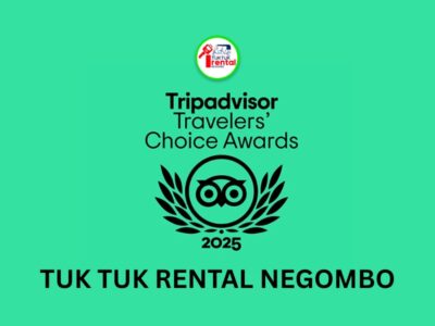 TUK TUK Rental Negombo Wins Tripadvisor Award 2025